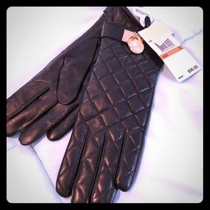 Michael Kors leather gloves NWT